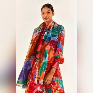 Make An Offer! Farm Rio Animal Collage Maxi Dress